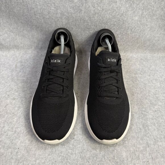 Kizik Shoes Mens Size 10 Athens‎ Black & White Step in Comfort Recovery Sneakers - Picture 3 of 10